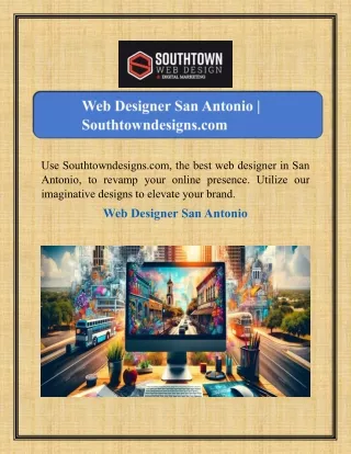 Web Designer San Antonio | Southtowndesigns.com