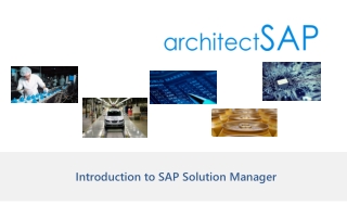 Introduction to SAP Solution Manager