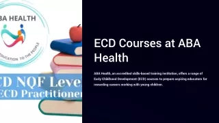 ECD courses