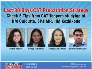 CAT 2024 Preparation Tips for Last 30 Days: Check Tips from CAT Toppers