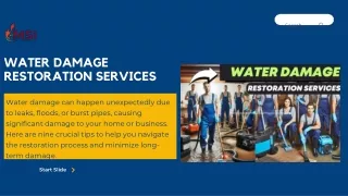 Water Damage Restoration Services