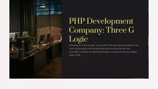 PHP Development Company Three G Logic