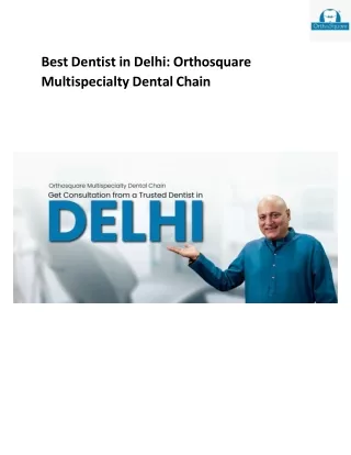Best Dentist in Delhi