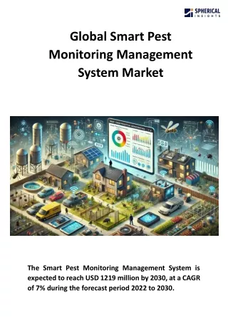 Global Smart Pest Monitoring Management System Market