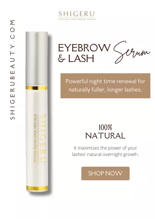 Powerful night time renewal for naturally fuller, longer lashes.