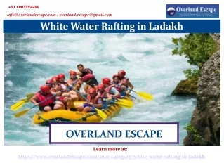 White Water Rafting in Ladakh