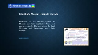 Engelhafte Wesen | Himmels-engel.de