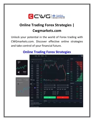 Online Trading Forex Strategies  Cwgmarkets.com