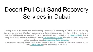 Desert Pull Out Sand Recovery Services in Dubai (1)