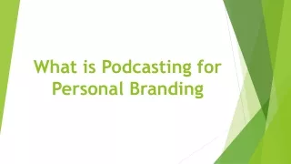 What is Podcasting for Personal Branding