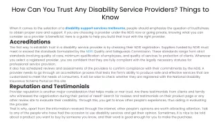 How Can You Trust Any Disability Service Providers_ Things to Know