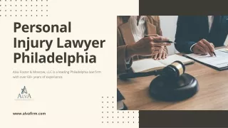 Get the Compensation You Deserve with a Personal Injury Lawyer in Philadelphia