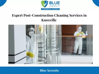 Expert Post-Construction Cleaning Services in Knoxville