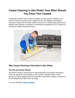 Carpet Cleaning in Abu Dhabi_ How Often Should You Clean Your Carpets