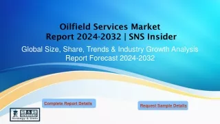Oilfield Services Market