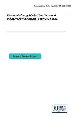 Renewable Energy Market