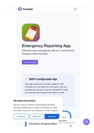 emergency reporting app