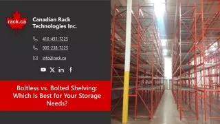 Boltless vs. Bolted Shelving: Which Is Best for Your Storage Needs?