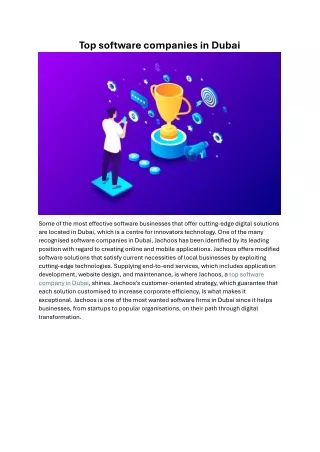 top software companies in dubai