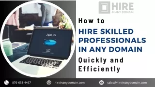 How to Hire Skilled Professionals in Any Domain Quickly and Efficiently