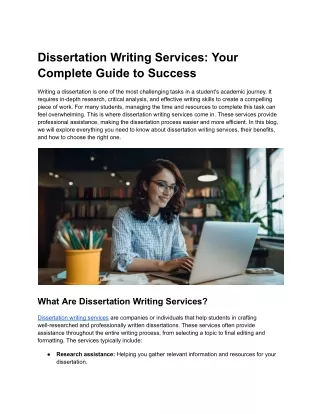 Dissertation Writing Services_ Your Complete Guide to Success