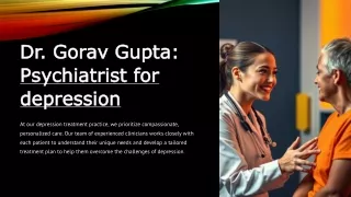 Dr. Gorav Gupta Psychiatrist for depression