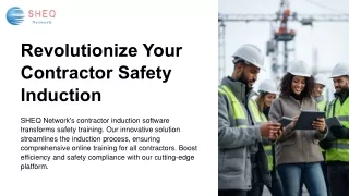 Contractor Induction Software: Your Solution for Safety Induction