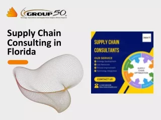 Supply Chain Consulting in Florida: Helping Businesses Adapt to Market Changes 