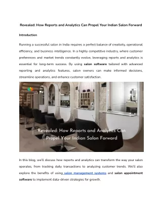 Revealed_ How Reports and Analytics Can Propel Your Indian Salon Forward