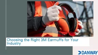 Choosing the Right 3M Earmuffs for Your Industry