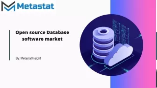 Open source Database software market