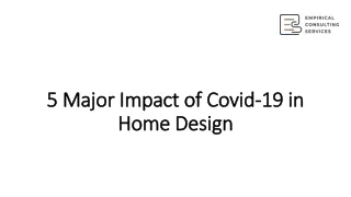 5 Major Impact of Covid-19 in Home Design