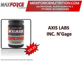 AXIS LABS INC. N'Gage