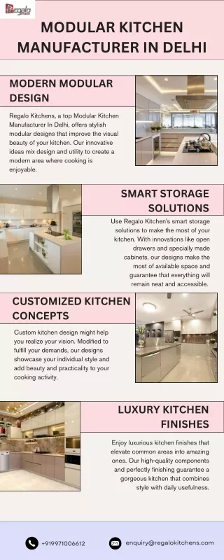 Modular Kitchen Manufacturer In Delhi