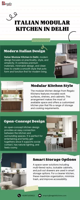 Italian Modular Kitchen In Delhi