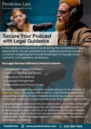 Secure Your Podcast with Legal Guidance