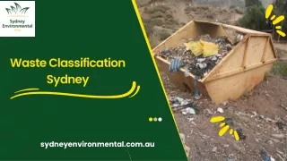 Waste Classification Sydney