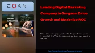 Leading Digital Marketing Company in Gurgaon: Drive Growth and Maximize ROI