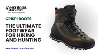 Crispi Hunting and Hiking Boots & Socks on Sale at James River Archery