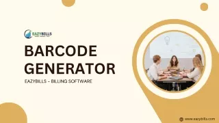 Billing Software with a Barcode Generator