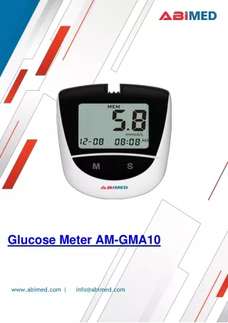 Glucose-Meter-AM-GMA10