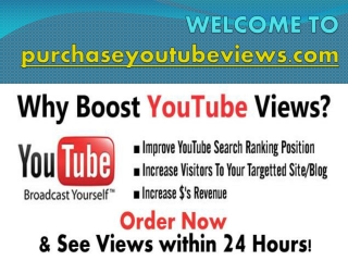 purchase youtube views