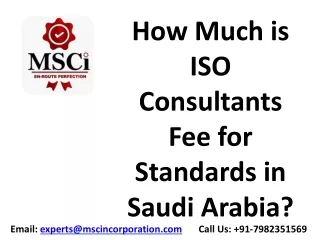 ISO Certification Consultancy Firm in Saudi Arabia