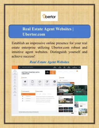 Real Estate Agent Websites | Ubertor.com