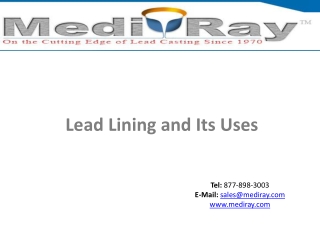 Lead Lining and Its Uses