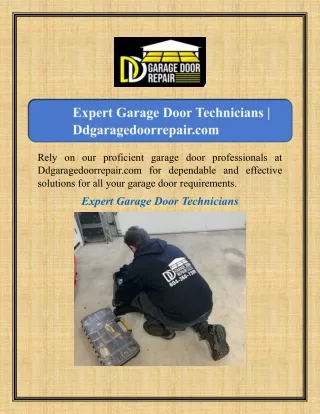 Expert Garage Door Technicians | Ddgaragedoorrepair.com