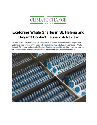 Whale Sharks in St. Helena: Protecting the Gentle Giants