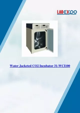 Water Jacketed CO2 Incubator 31-WCI100