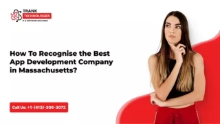 How To Recognise the Best App Development Company in Massachusetts