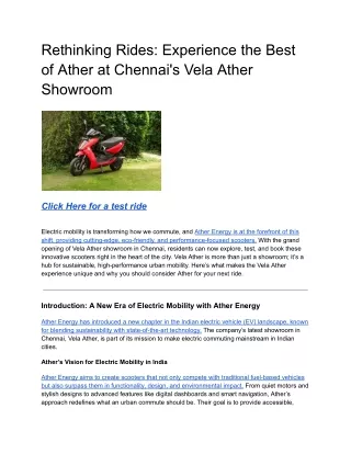 Rethinking Rides_ Experience the Best of Ather at Chennai's Vela Ather Showroom